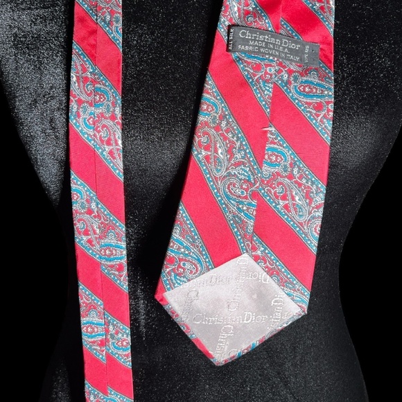 Mens Silk Tie Lot - (2) Christian Dior (1) Givenchy - Picture 3 of 9